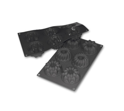 Форма силик. д/зам. и вып. Микс форм d75мм h40мм, 6 ячеек 30SF061