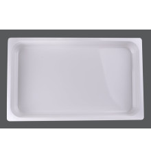 Гастроемкость GN 2/4 h65мм, меламин, цвет белый S-2506
