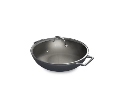 Кастрюля чугунная Wok D35 AROMA CAST GREY, 146757