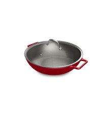 Кастрюля чугунная Wok D35 AROMA CAST RED, 146759