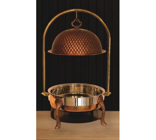 Мармит настольный (чефиндиш) круглый 8л, Utopia CH02/4/8