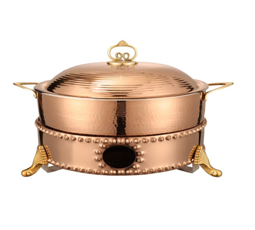 Мармит настольный (чефиндиш) круглый 6л, Moroccan Rose Gold MR/2/6