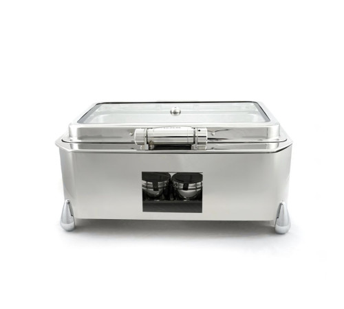 Мармит прямоугольный со стеклянной крышкой 12л, Jade JD/0/1/12/DP