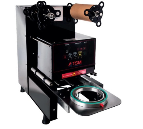 ЗАПАЙЩИК ДЛЯ КРУГЛЫХ ЕМКОСТЕЙ TURBO SEALING MACHINE TSM-H-180