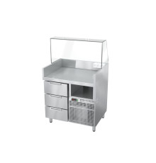 СТАНЦИЯ ДЛЯ БУРГЕРОВ И ХОТ-ДОГОВ БАВАРИЯ БХС-900.700-02-3 (БЕЗ ЛАЙТ-БОКСА)