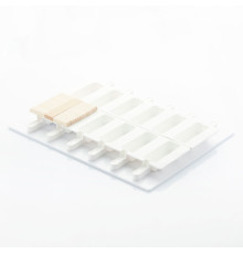 Форма для мороженого Brick 35*25мм h93мм (объем 74мл) 12 ячеек, силикон 104002