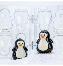 Форма д/шок. 3D Ice 79,5x75,5xh114мм 45гр, пластик, 2 шт 21SR110G