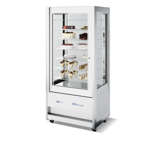 ВИТРИНА КОНДИТЕРСКАЯ ISA CRISTAL TOWER PASTRY 93 H206 RV TN WHITE