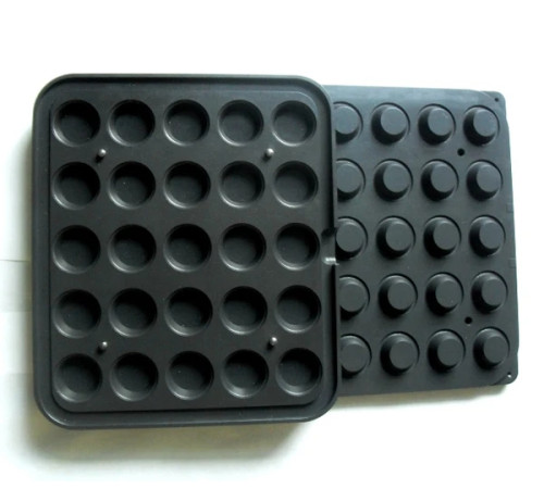 Форма 12 для выпечки круг. пирожных d52/37мм h20мм (для Cookmatic), 25 ячеек PIASTRA/12