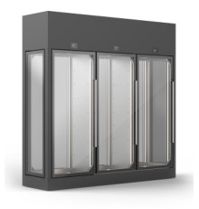 ШКАФ ВИННЫЙ ENOFRIGO WINE LIBRARY 20 WALL 3V DX-SX 3P H2200 VT F СЕРЫЙ+ПОЛКИ R