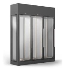 ШКАФ ВИННЫЙ ENOFRIGO WINE LIBRARY 20 WALL 3V DX-SX 3P H2600 VT F СЕРЫЙ+ПОЛКИ R