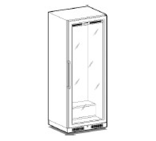 ШКАФ ВИННЫЙ GEMM WD7/121 + ПОЛКИ  WR7/01 4 ШТ.