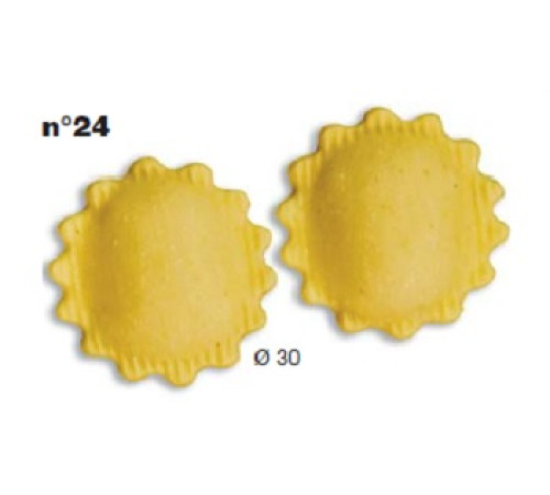 ШТАМП Д/РАВИОЛИ ДЛЯ НАСАДКИ LA MONFERRINA MULTIPASTA КРУГ ДИАМ. 30 ММ 24