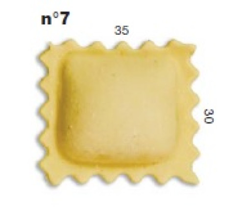 ШТАМП Д/РАВИОЛИ ДЛЯ НАСАДКИ LA MONFERRINA MULTIPASTA КВАДРАТ 35Х30 ММ 7