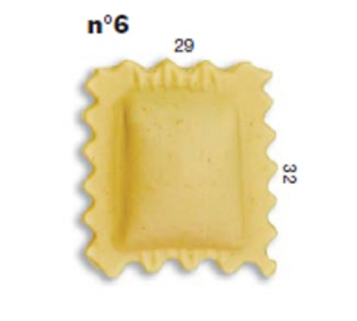 ШТАМП Д/РАВИОЛИ ДЛЯ НАСАДКИ LA MONFERRINA MULTIPASTA КВАДРАТ 29Х32 ММ 6