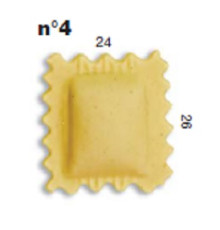 ШТАМП Д/РАВИОЛИ ДЛЯ НАСАДКИ LA MONFERRINA MULTIPASTA КВАДРАТ 24Х26 ММ 4