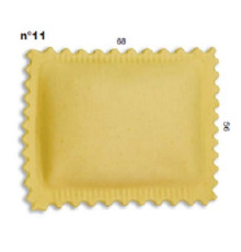 ШТАМП Д/РАВИОЛИ ДЛЯ НАСАДКИ LA MONFERRINA MULTIPASTA КВАДРАТ 68Х56 ММ 11