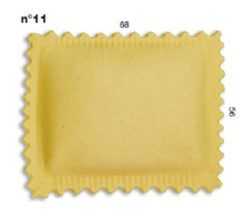 ШТАМП Д/РАВИОЛИ ДЛЯ НАСАДКИ LA MONFERRINA MULTIPASTA КВАДРАТ 68Х56 ММ 11