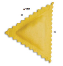 ШТАМП Д/РАВИОЛИ ДЛЯ НАСАДКИ LA MONFERRINA MULTIPASTA ТРЕУГОЛЬНИК 60Х85 ММ 22