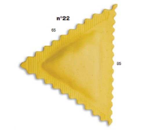 ШТАМП Д/РАВИОЛИ ДЛЯ НАСАДКИ LA MONFERRINA MULTIPASTA ТРЕУГОЛЬНИК 60Х85 ММ 22