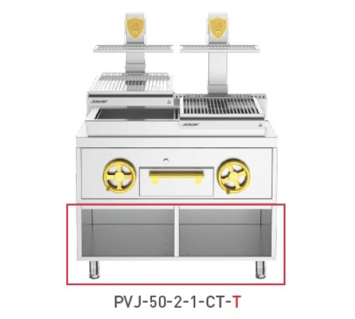 ГРИЛЬ ОТКРЫТЫЙ JOSPER BASQUE PVJ-50-2-1-CT-T