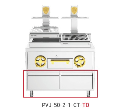 ГРИЛЬ ОТКРЫТЫЙ JOSPER BASQUE PVJ-50-2-1-CT-TD