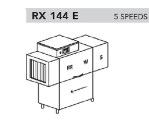 МАШИНА ПОСУДОМОЕЧНАЯ DIHR RX 144 E DX+DDE+HR10+DR69/ДЕЛЕНИЕ 3 ЧАСТИ