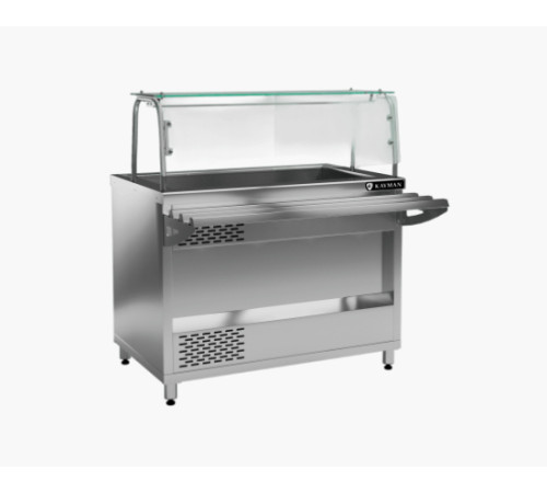 ВИТРИНА ХОЛОДИЛЬНАЯ ОТКРЫТАЯ KAYMAN ВХ-1120-ОГ-МХ (КОМПЛЕКТ G/N)