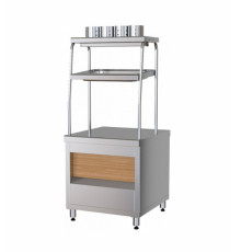 СТОЙКА ДЛЯ ПРИБОРОВ С ХЛЕБНИЦЕЙ KAYMAN СП-630-Х-01-МХ ДЕР. ЯПОНСКИЙ ДУБ