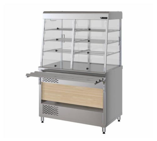 ВИТРИНА ХОЛОДИЛЬНАЯ ЗАКРЫТАЯ KAYMAN ВХ-1120-З-01-МХ ДЕР. КЛЕН