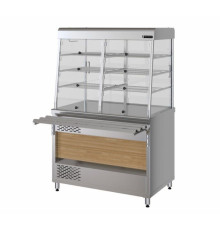 ВИТРИНА ХОЛОДИЛЬНАЯ ЗАКРЫТАЯ KAYMAN ВХ-1120-З-01-МХ ДЕР. ЯПОНСКИЙ ДУБ