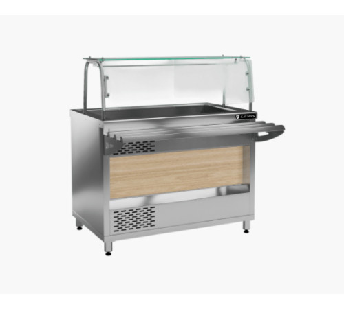 ВИТРИНА ХОЛОДИЛЬНАЯ ОТКРЫТАЯ KAYMAN ВХ-1120-О-01-МХ ДЕР. КЛЕН