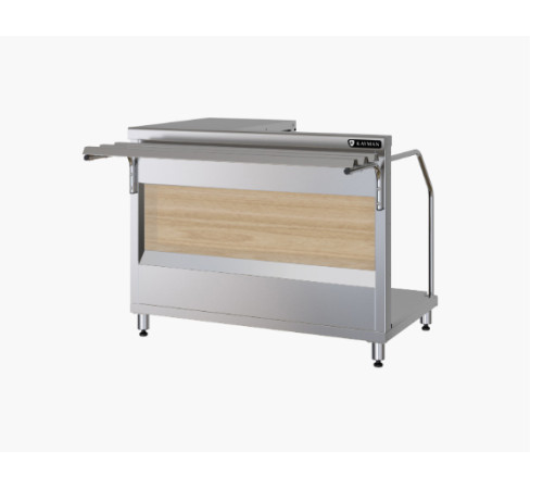 ПРИЛАВОК КАССОВЫЙ KAYMAN ПК-1120-01-МХ (ЛЕВЫЙ/ПРАВЫЙ) ДЕР. КЛЕН