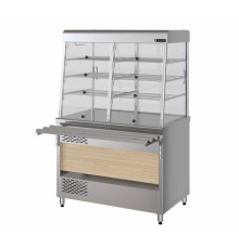 ВИТРИНА ХОЛОДИЛЬНАЯ ЗАКРЫТАЯ KAYMAN ВХ-1500-З-01-МХ ДЕР. КЛЕН
