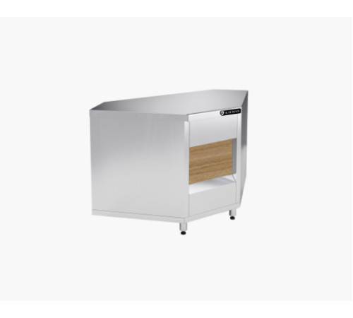 ПРИЛАВОК НЕЙТРАЛЬНЫЙ KAYMAN ПНВН-90-01-МХ ВНУТРЕННИЙ УГЛОВОЙ ДЕР. ЯПОНСКИЙ ДУБ