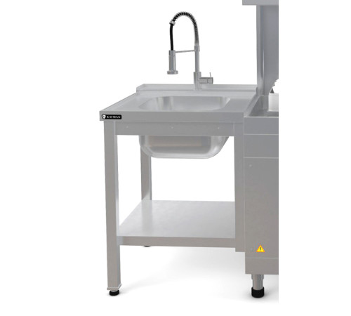 СТОЛ ПРЕДМОЕЧНЫЙ ДЛЯ КУПОЛЬНЫХ П/М KAYMAN МОЙДОДЫР СПМ-КП 630