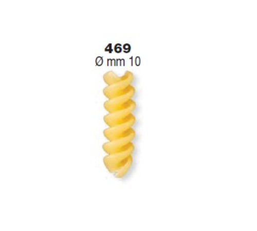 ФОРМА LA MONFERRINA ДЛЯ P6/P12 FUSILLI (2 PRINCIPI) 10 MM 469 БРОНЗА