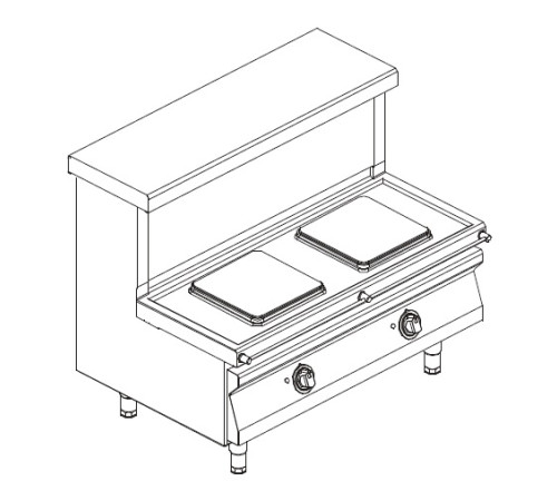 ПРИЛАВОК Д/ПЕРВЫХ БЛЮД KOGAST EP2GP-11L 56806