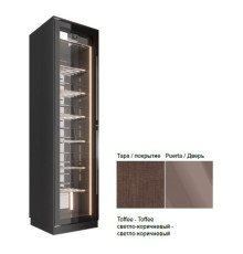 ШКАФ ВИННЫЙ ENOFRIGO INFINITY MAX H260 СВ.КОРИЧН.+ПОЛКИ ДЕР.НАКЛОН.