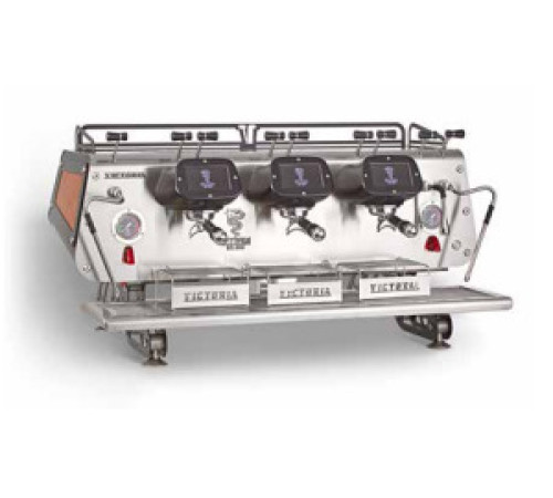 КОФЕМАШИНА АВТОМАТ BEZZERA VICTORIA PID 3 ГРУППЫ ЧЕРНАЯ И КОЖА МУЛЬТИФАЗНАЯ