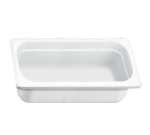 Гастроемкость GN 1/2 h100мм, меламин, цвет белый S-3240