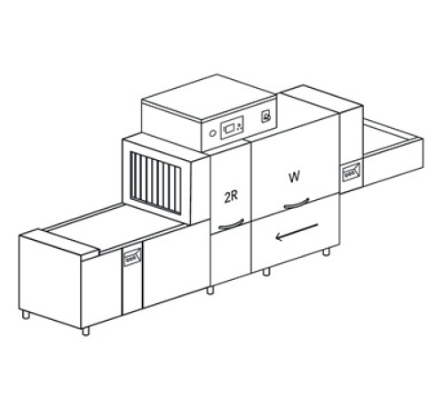 МАШИНА Д/МОЙКИ ЯЩИКОВ DIHR LX 501 DX+XP
