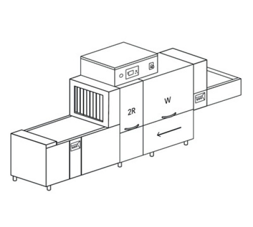 МАШИНА Д/МОЙКИ ЯЩИКОВ DIHR LX 501 DX+HRF10