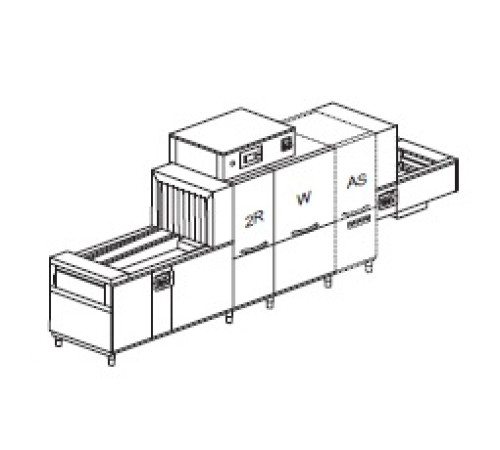 МАШИНА ПОСУДОМОЕЧНАЯ DIHR QX 246 DX+DDE+SAN+X-Belt+DRF99MB+HRF10/2 ЧАСТИ