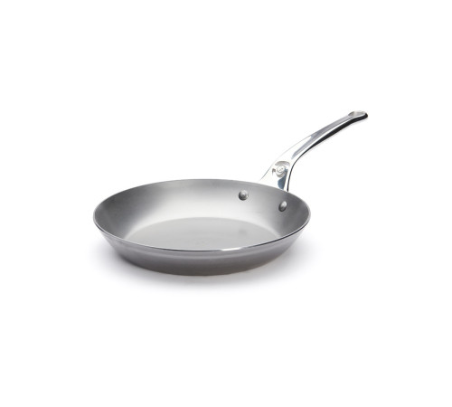 Сковорода d24см h3,6см, белая сталь 