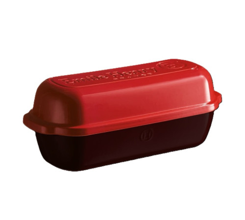 Форма для выпечки хлеба 39x1,5x15см 2,8л, керамика, цвет гранат 345503