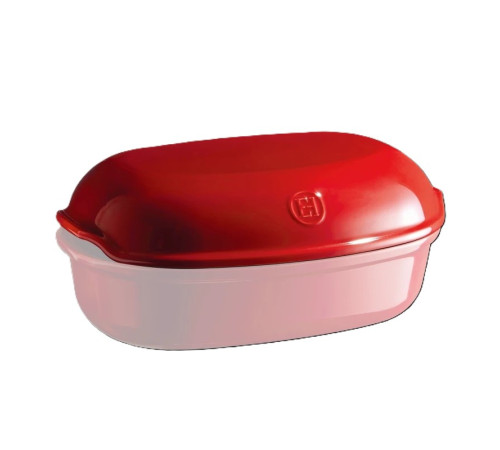 Форма для выпечки хлеба 34,5x22x15,5см 3,4л, керамика, цвет гранат 345501