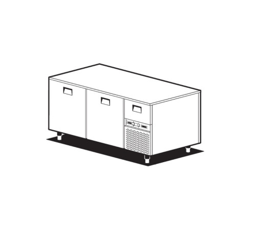 СТОЛ С ХОЛОД.ШКАФОМ GEMM TBP/16