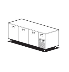 СТОЛ С ХОЛОД.ШКАФОМ GEMM TBP/21