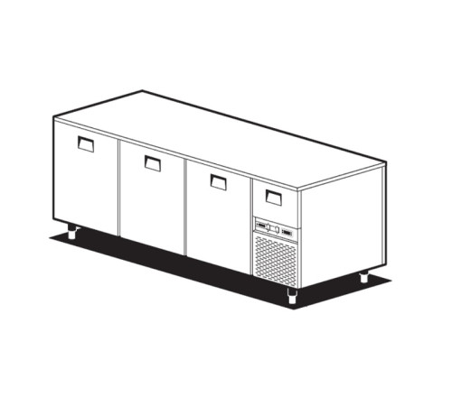 СТОЛ С ХОЛОД.ШКАФОМ GEMM TBP/21